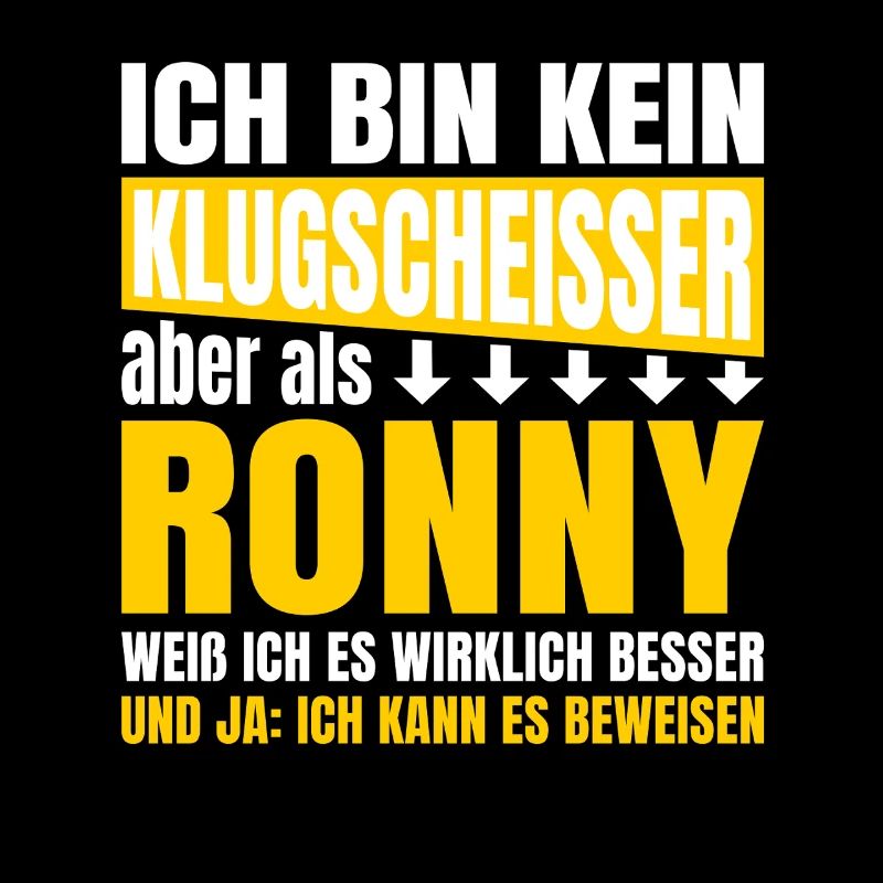 I'm not a smartass Ronny