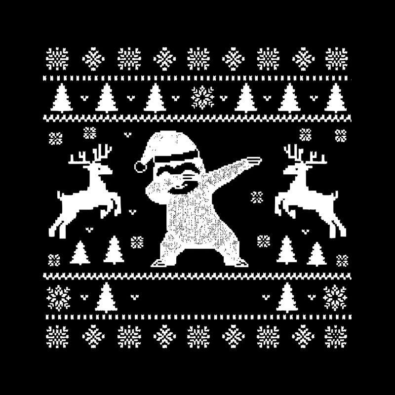 Dabbing Sloth Art de Noël