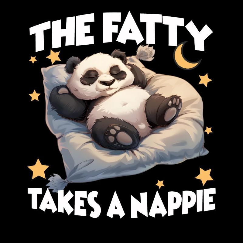 Lazy Panda Pyjamas Perfektes Nachthemd Panda