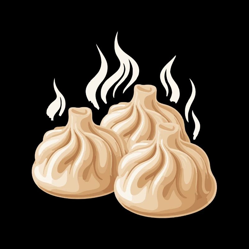 Dampfende Dumpling-Design