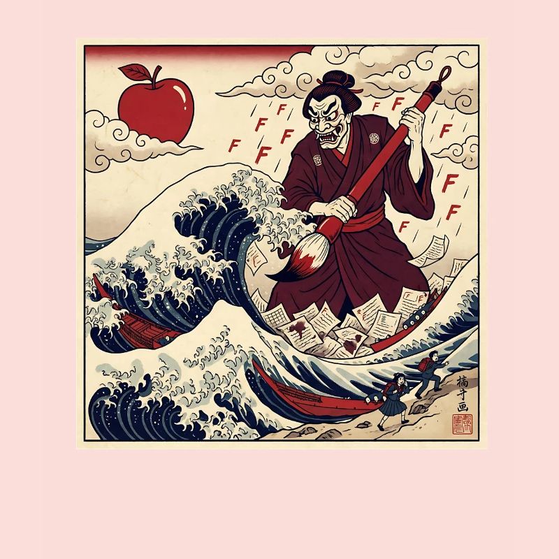 Samurai Teacher F Notes Tsunami Wave