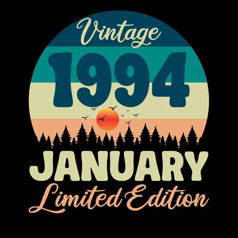 Geburtstag Januar 1994 Geschenk Vintage Limited