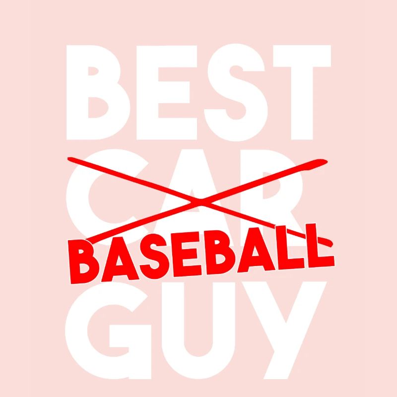 Bester Baseball-Typ Lustige Sporttypografie Kunst