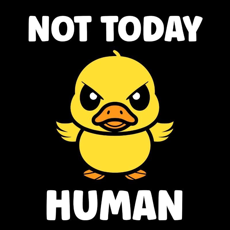 Rebellious duckling not today