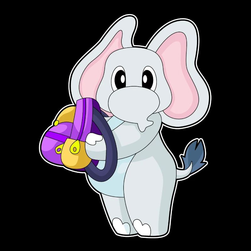 Elefant Schüler Rucksack Schule