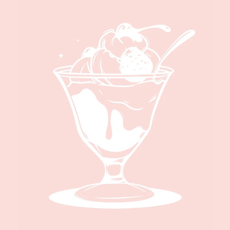 Eiscreme Eisbecher