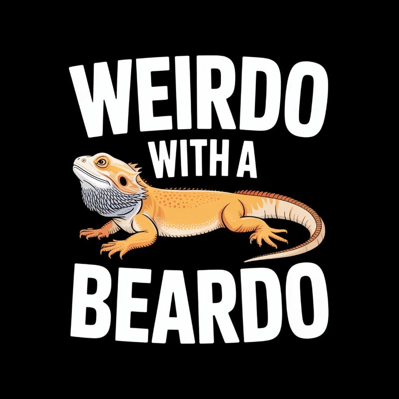 Beardo Lizard Caption Tee