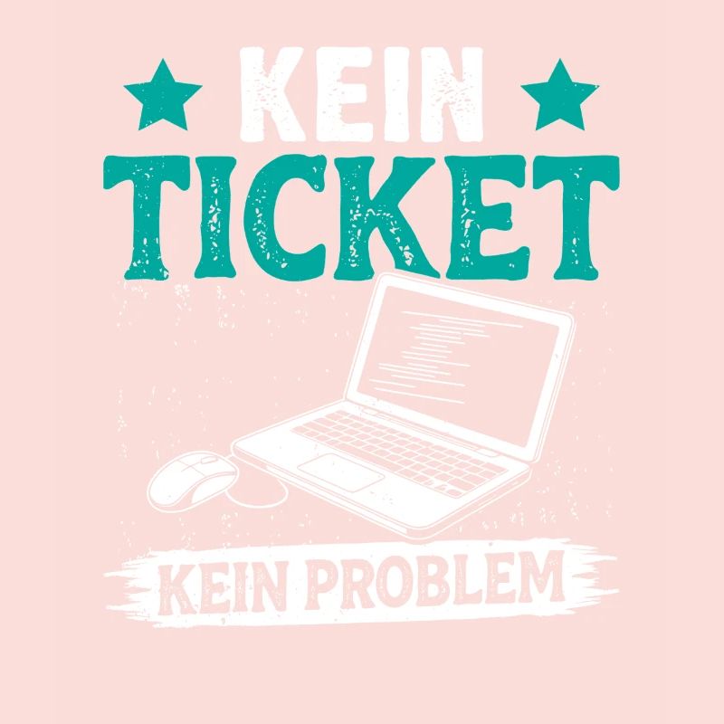 Ordinateur de nerd PAS DE TICKET PAS DE PROBLÈME DRÔLE