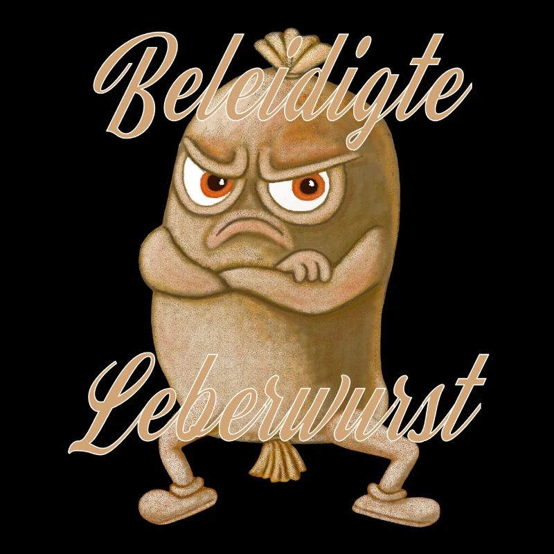 Offended liverwurst on legs