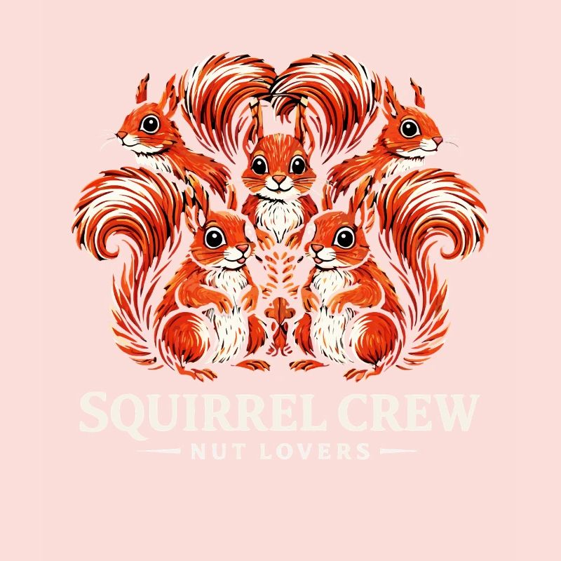 Squirrel Crew - Nut Lovers Eichhörnchen Gang