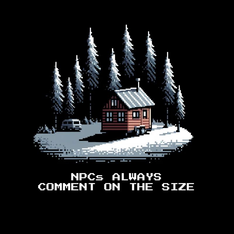 Tous commentent la taille | Humour de Tiny House