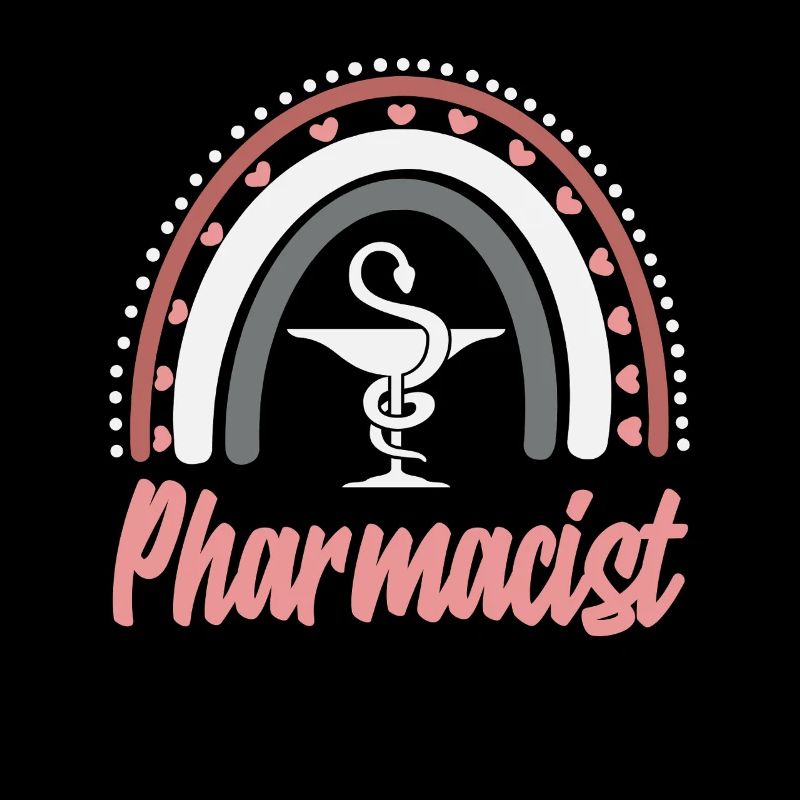 Boho Rainbow Pharmacien Technicien en pharmacie