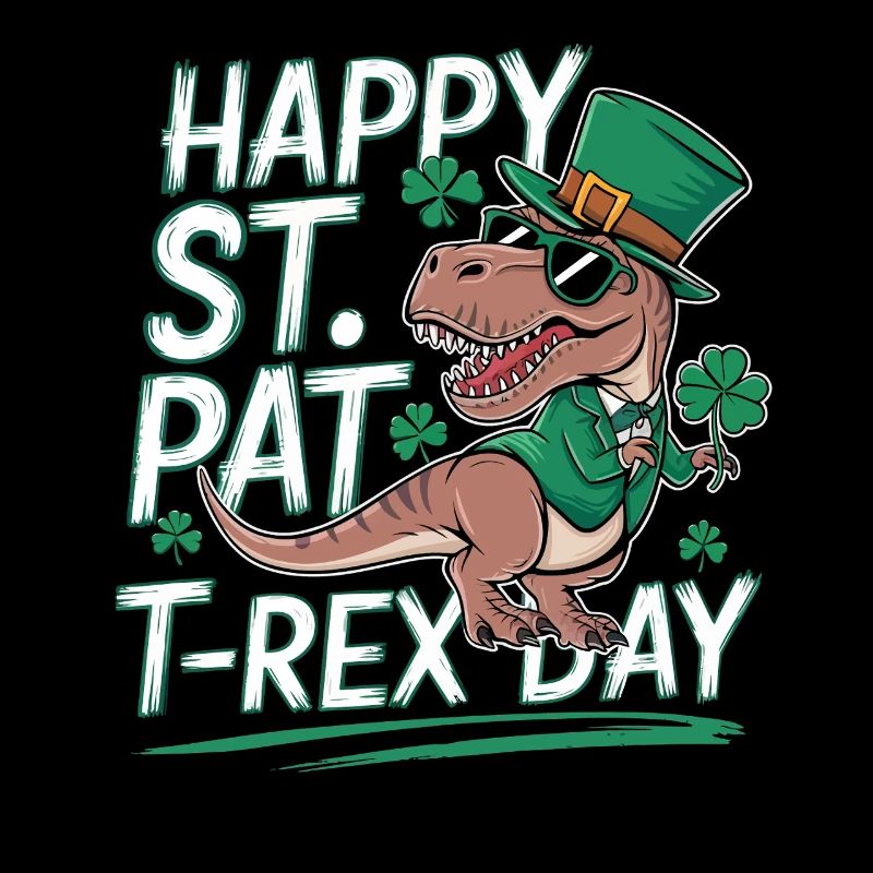 T-Rex pour la Saint-Patrick
