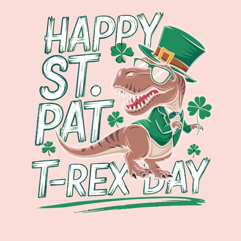 T-Rex pour la Saint-Patrick