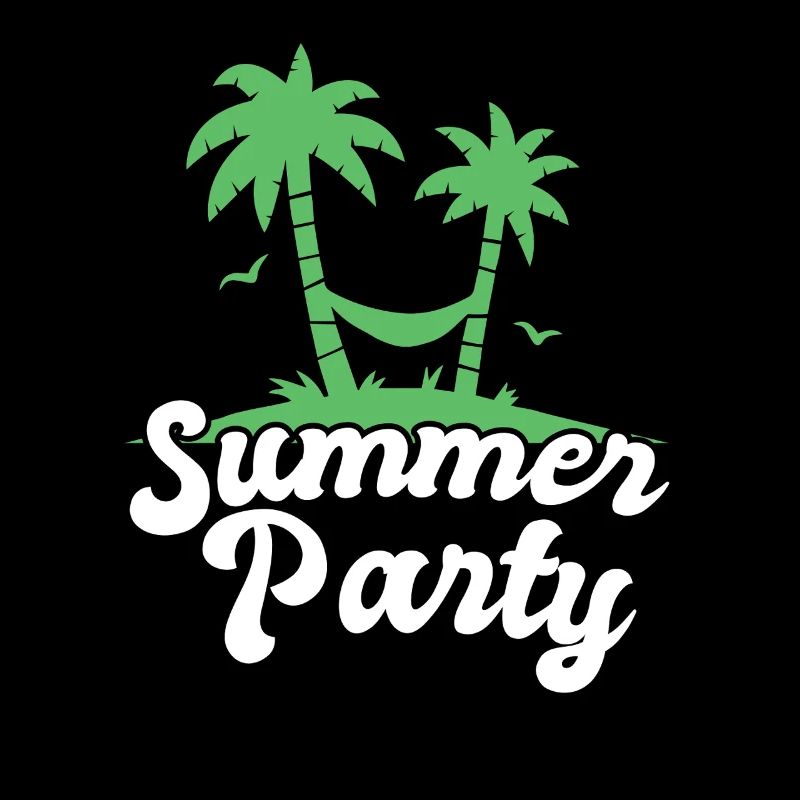 Summer Party Palm Tree Design