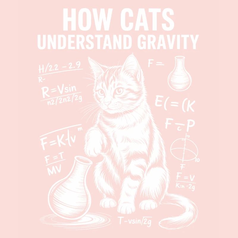 Physics Cats Sayings Math Joke Physics Gift