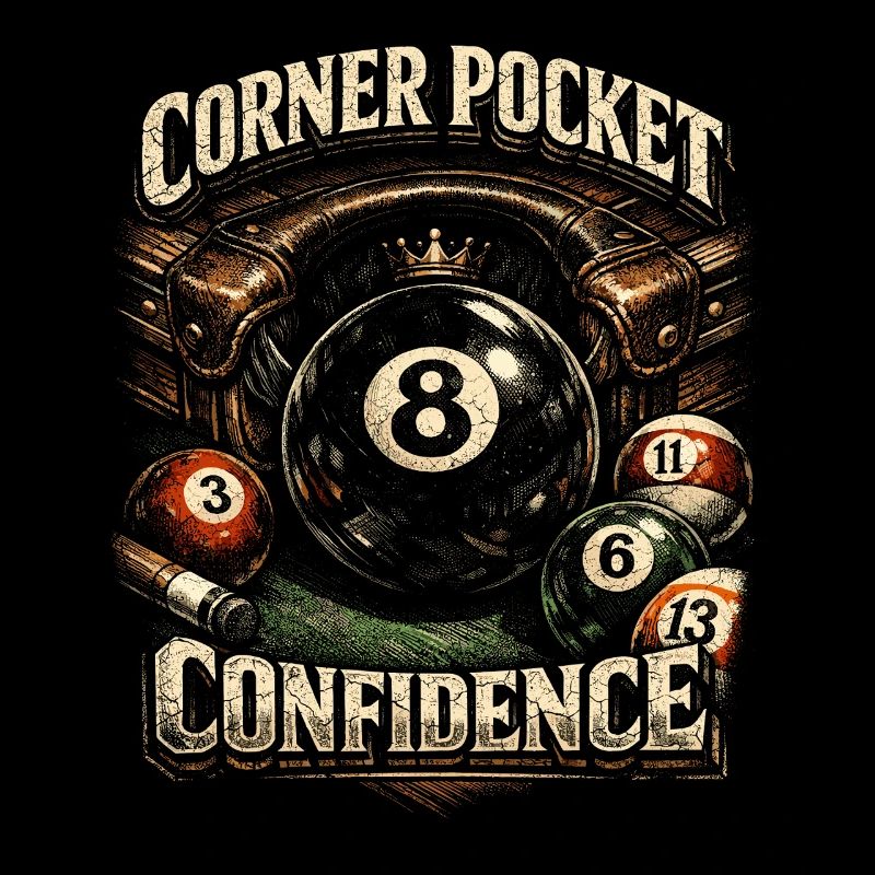 8-Ball Billard Corner Pocket Confidence