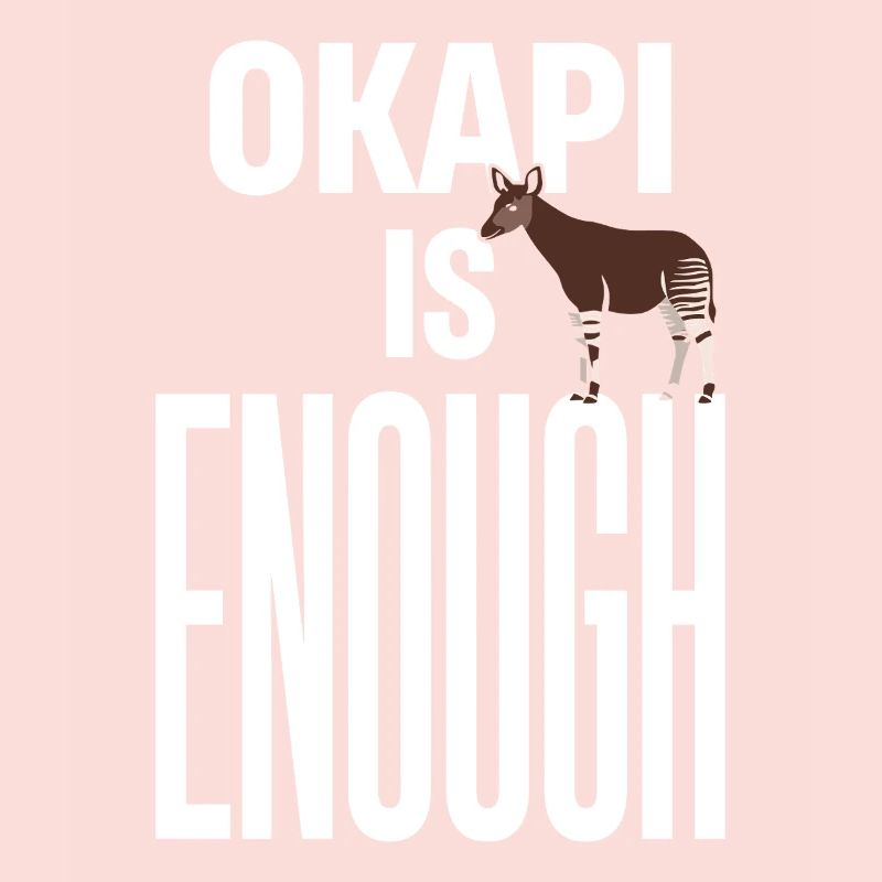 Okapi-liebhaber Okapi-tier Seltene Tierweltliebe