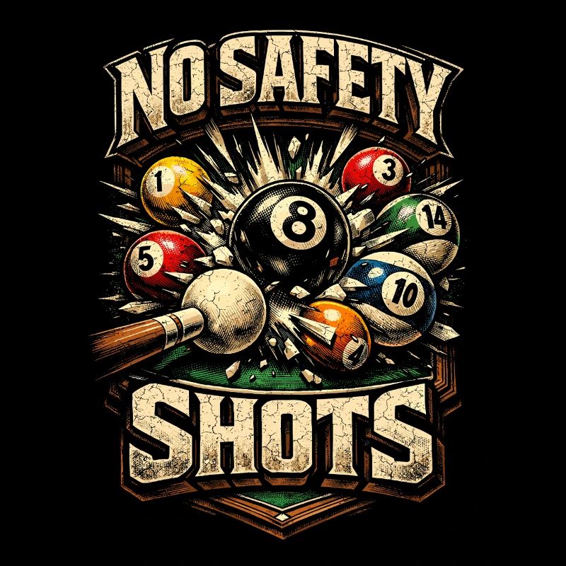 Billard à 8 balles Pas de tirs de sécurité