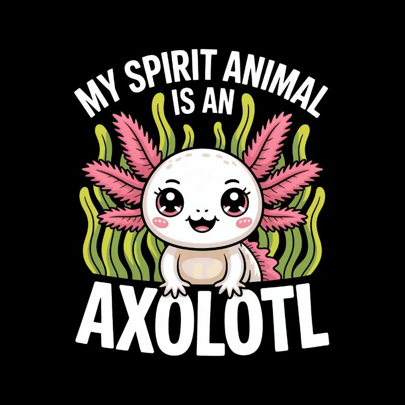 Axolotl Geisttier-Design