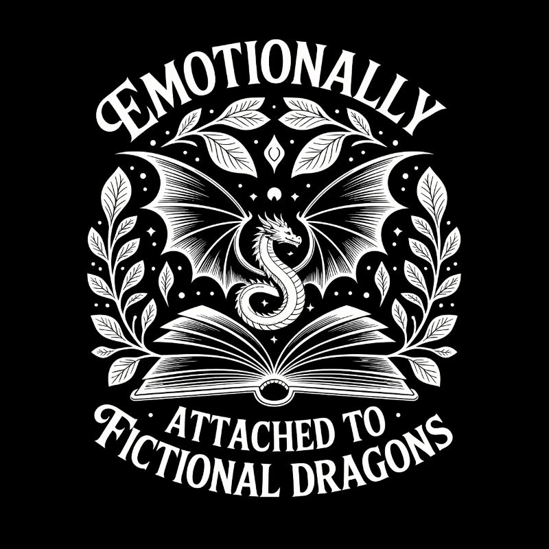 Fantasy Novel Dragon Fairy Tale Reader Funny