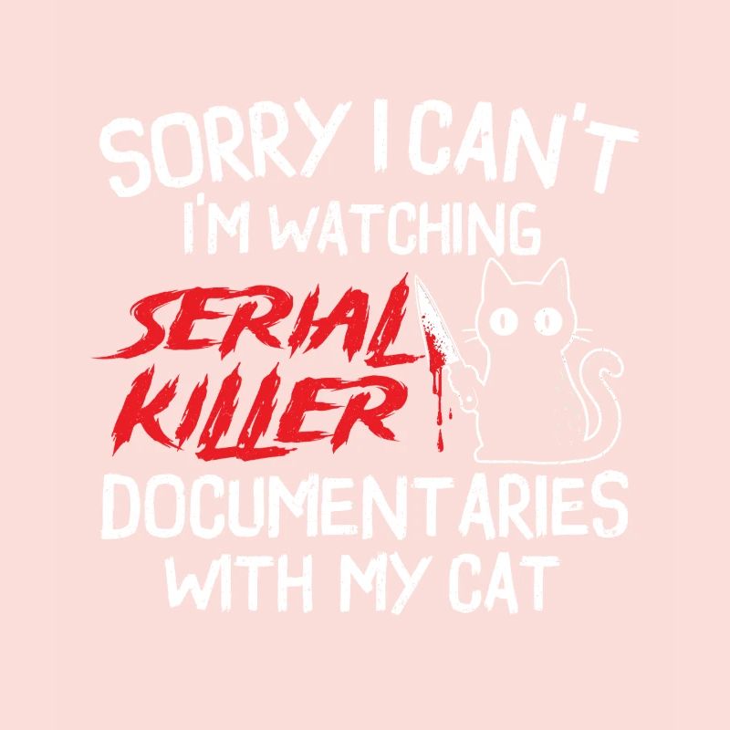 Watching Serial Killer Docs With Cat