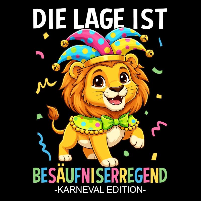 Die Lage Ist Besäufniserregend Karneval Löwe