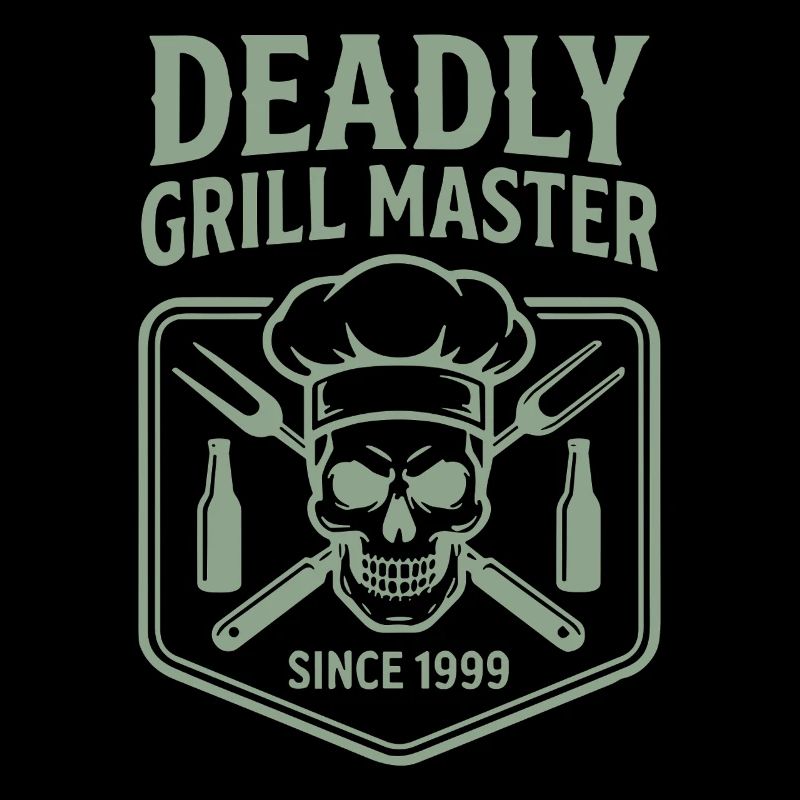 Deadly Grill Master Grilling Since 1999 Gift