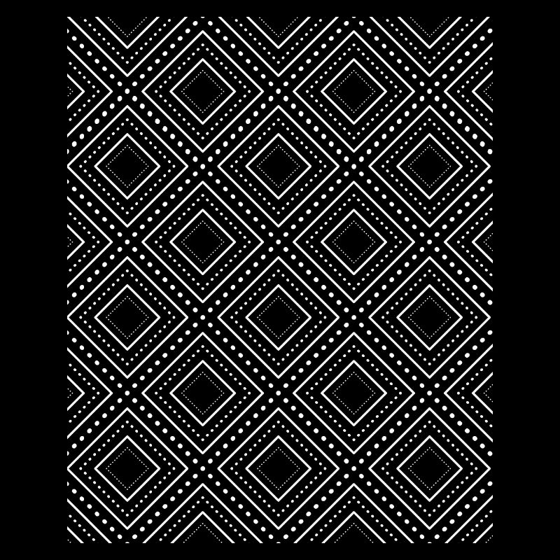 White check pattern - Kook Art