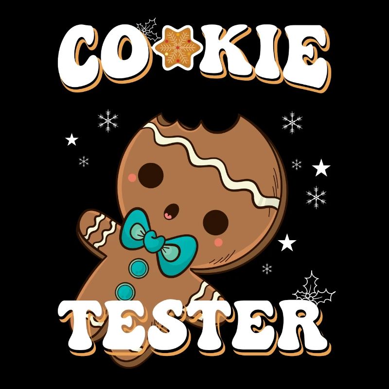 Cookie Tester Gingerbread Figurine Winter Joy