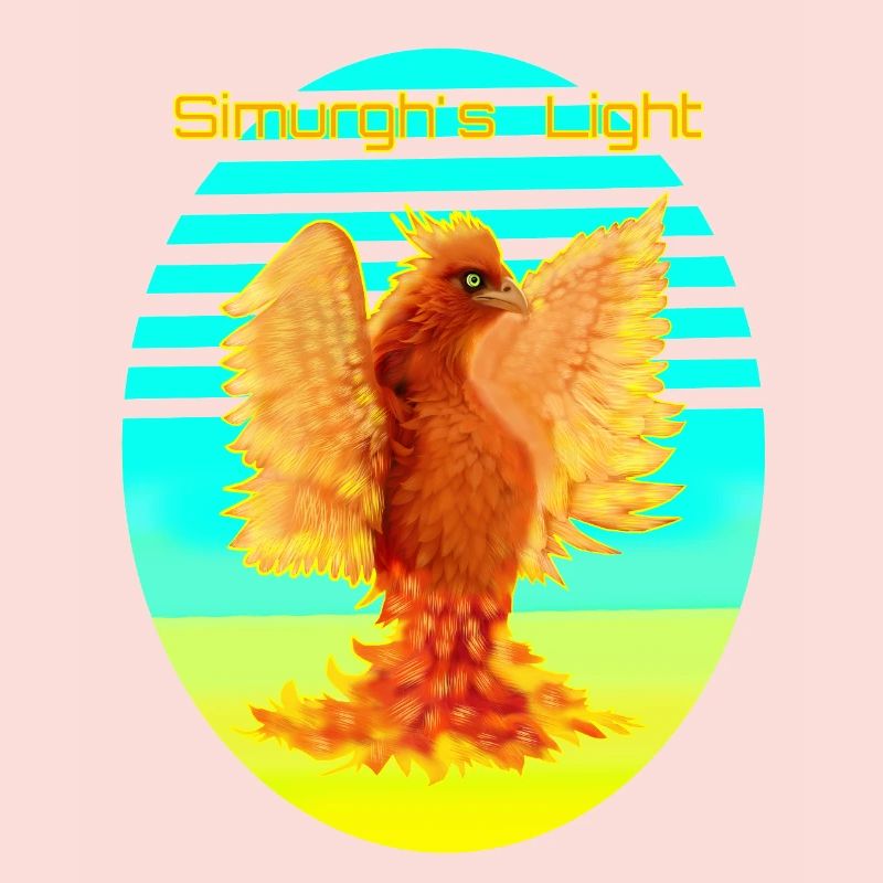 Cyber oiseau orange brillant : Oiseau de Happines