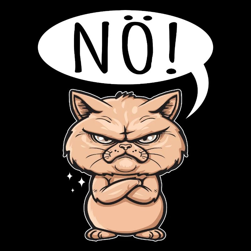 Quelque chose comme non - le chat dit non