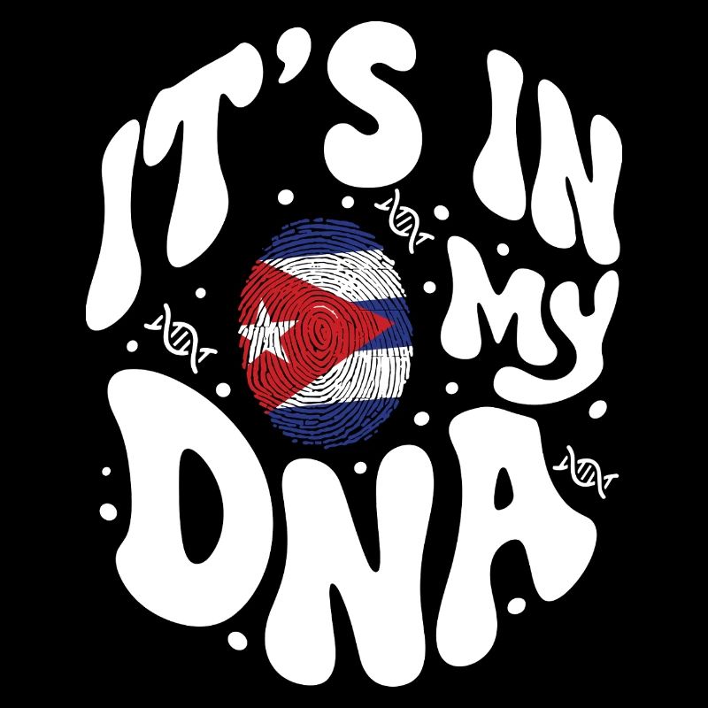 ADN cubain Cuba Drapeau hispanique
