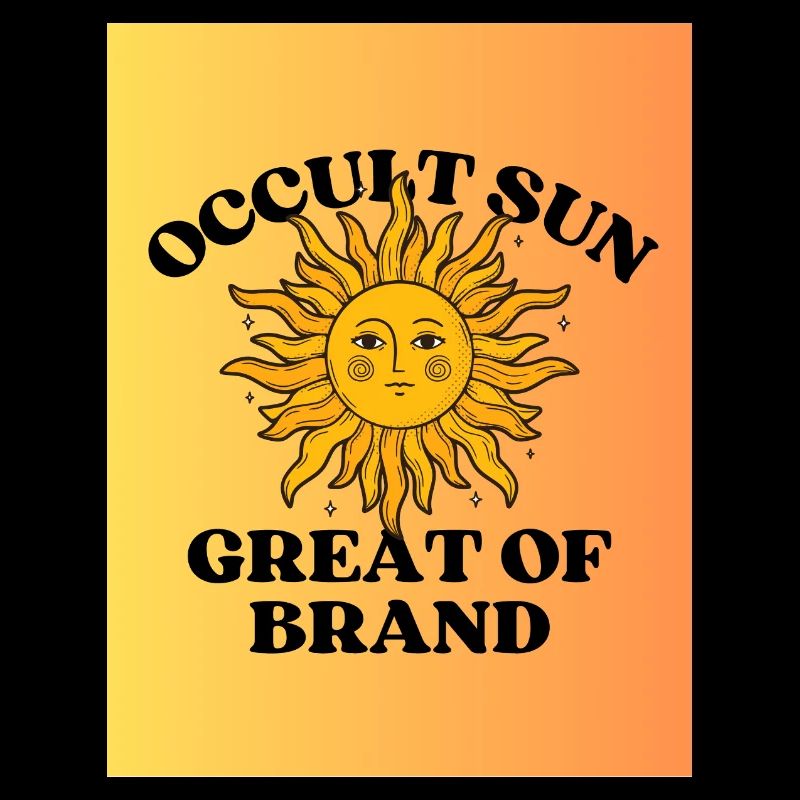 Grande marque du soleil caché