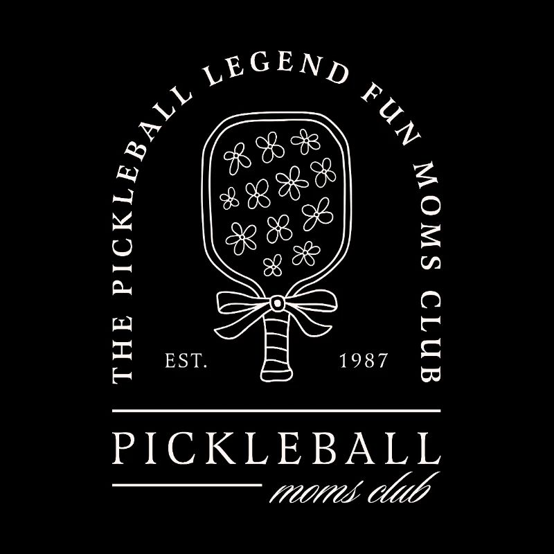 Pickleball-Mama lustige Mutter