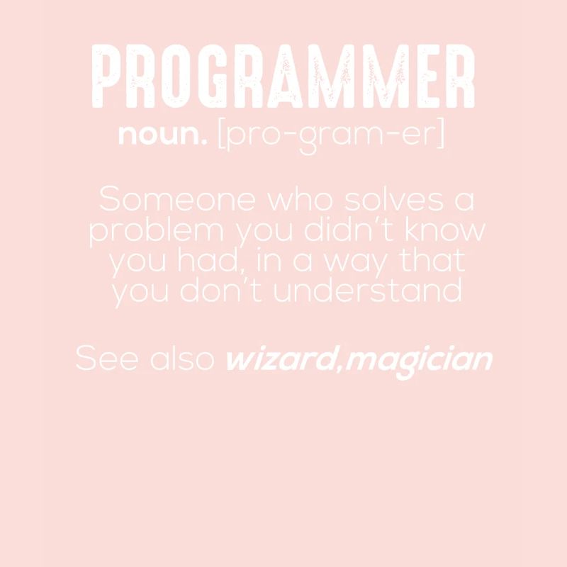 Signification drôle programmeur