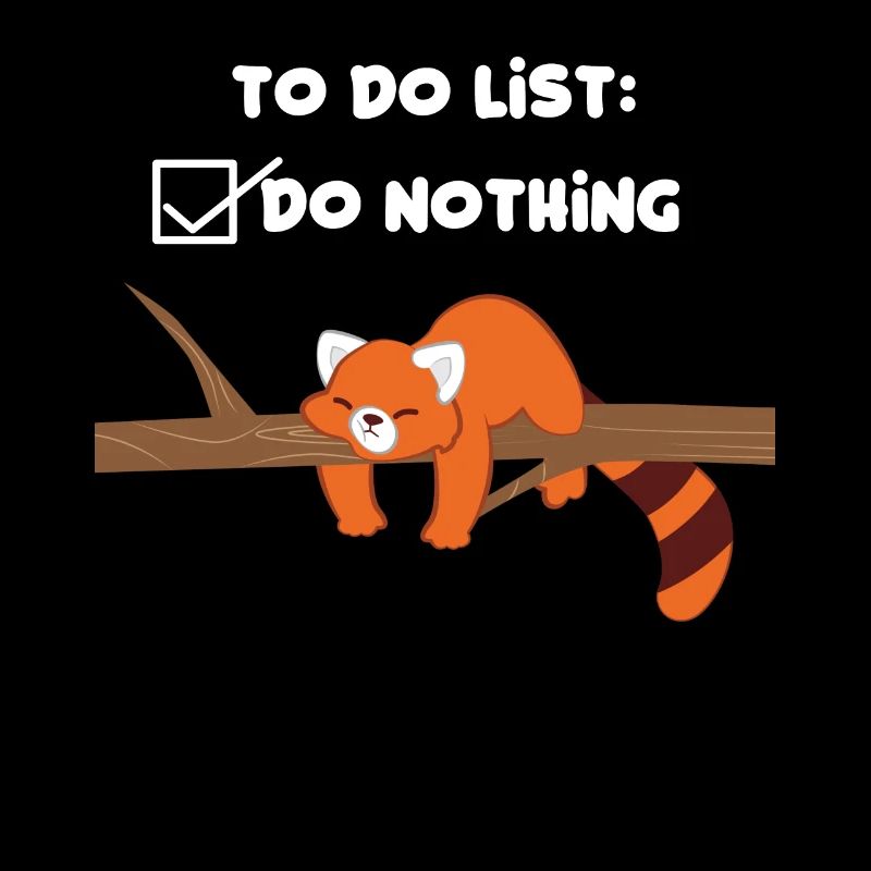 Panda rouge - Ours de chat - Lazy - Nonsense