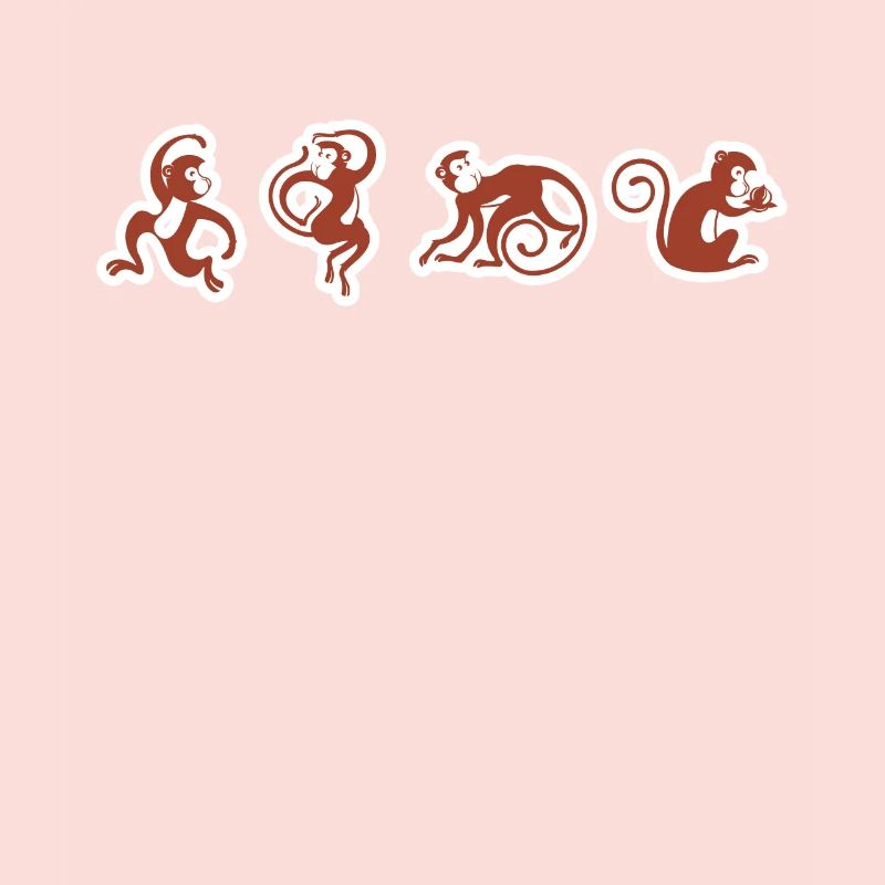 Monkey circus monkey funny design graphic