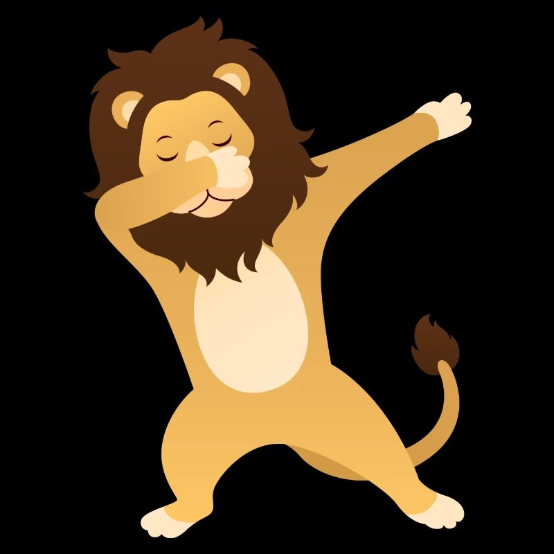 Lion Dab Dance - Cool Gift