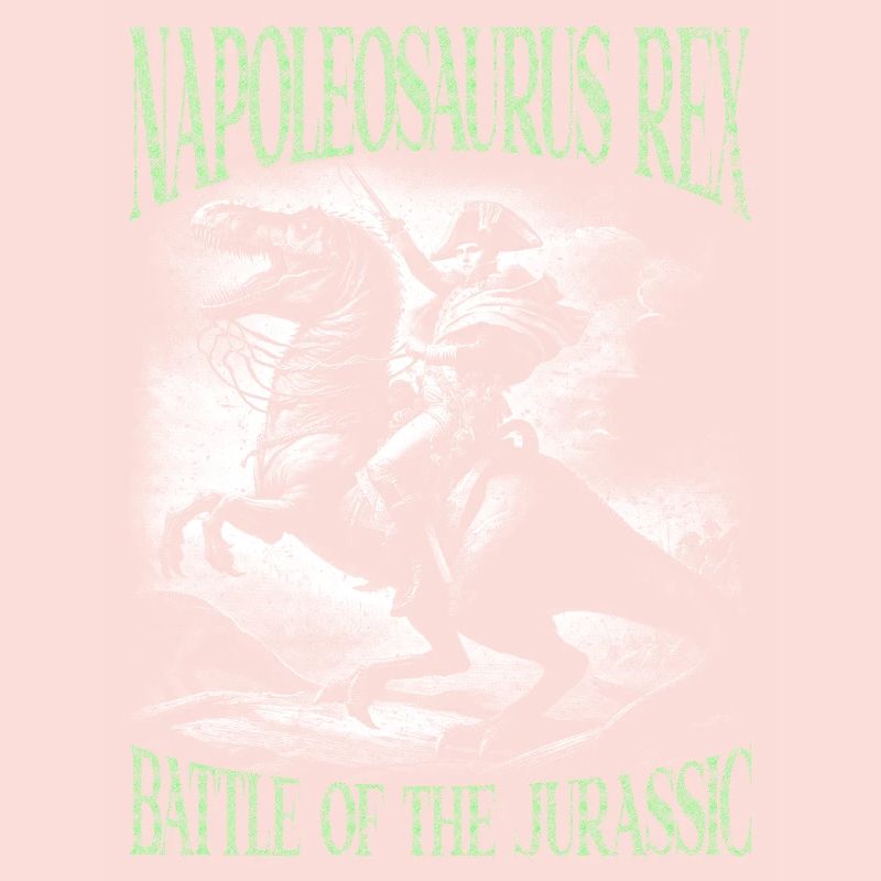 Napoleon Riding a T-Rex Epic Victory Pose