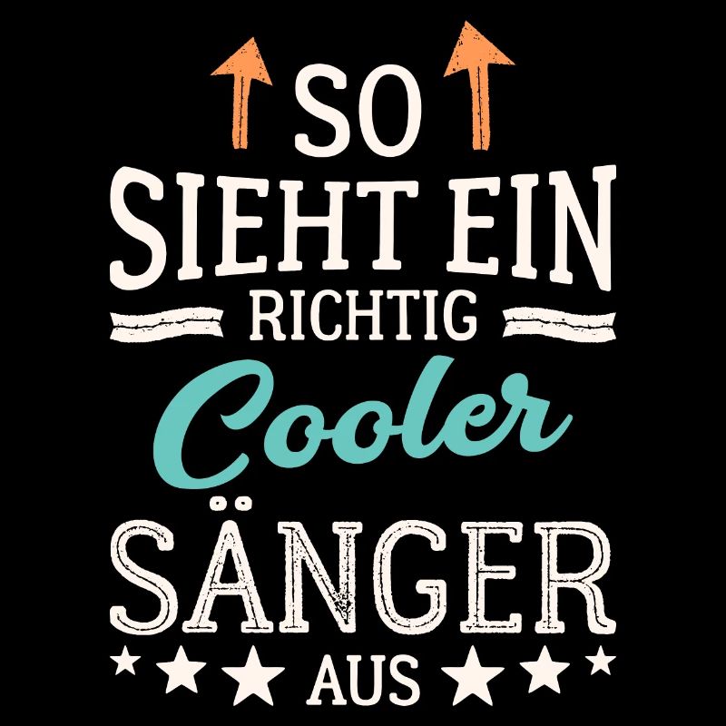 So sieht ein richtig cooler Sänger aus