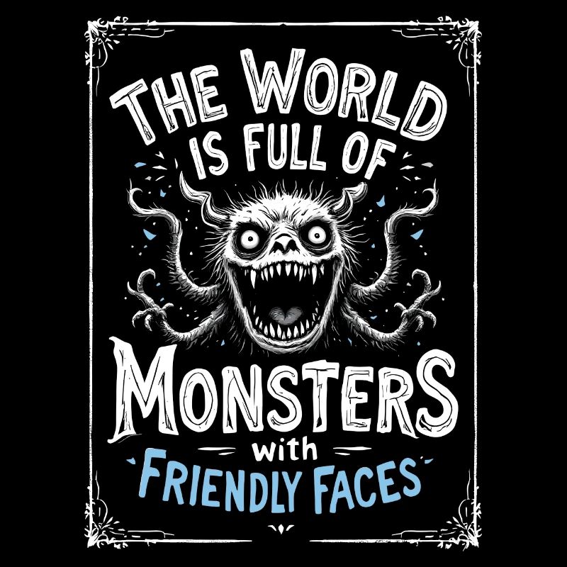 Monstre aux visages amicaux