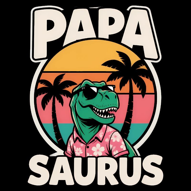 Papa Saurus Rex Dinosaurier Vatertag Geschenk