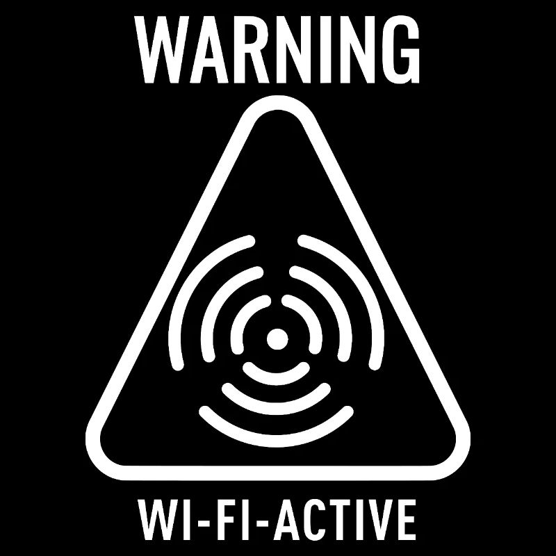 WiFi Active Warning Triangle