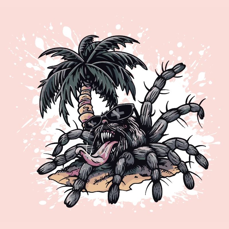 Tarantula Island Palm Tree