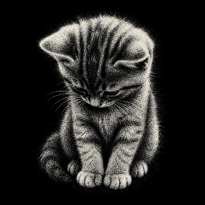 Chaton triste Chat mignon, dessin mignon