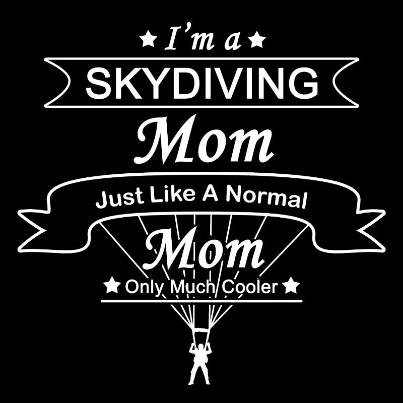Skydiving Mutter: Original-Geschenk-Entwurf