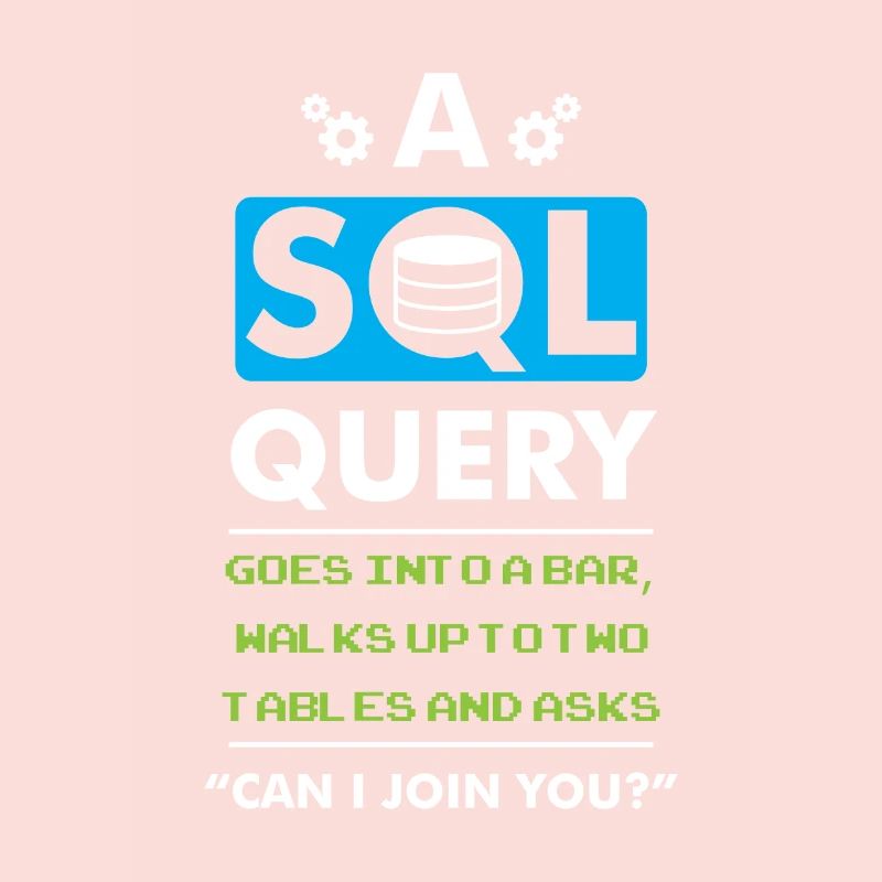 A SQL Query Goes Into A Bar Datenbank Entwickler