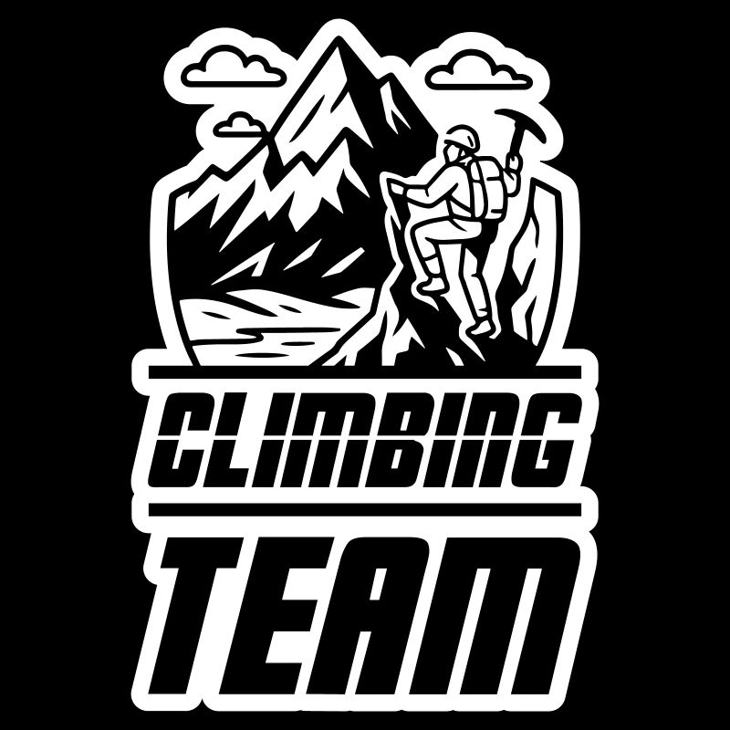 Bergsteiger Team Klettern