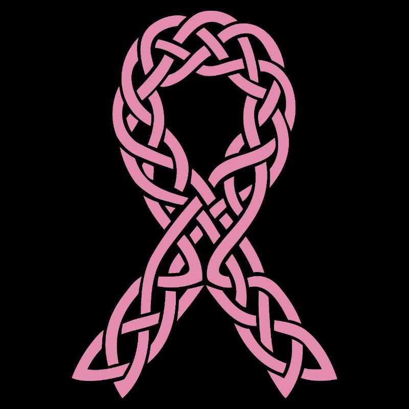 Ruban Anticancer Celtique Rose 